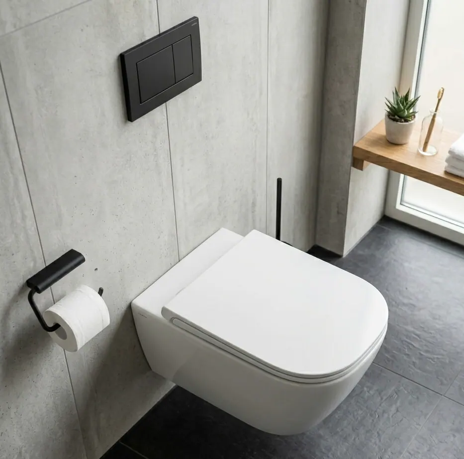 Wall-Hung Toilet in Wolverton